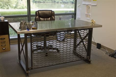 custom metal fabricated desks|custom made metal furniture catalog.